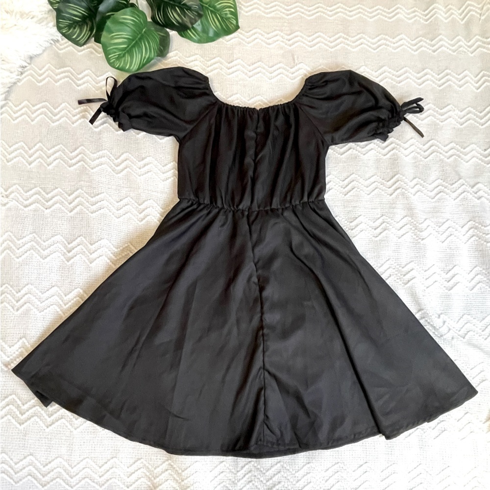 Women’s Mini Dress | Retro Puff Sleeve - Picture 3 of 3